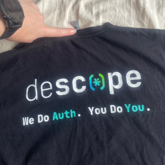 Graphic Blue tee t-shirt White Graphic Back Tee Shirt Cotton - Picture 8 of 15